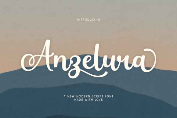 Anzelura Font: Adding Warmth to Brand Identity Design