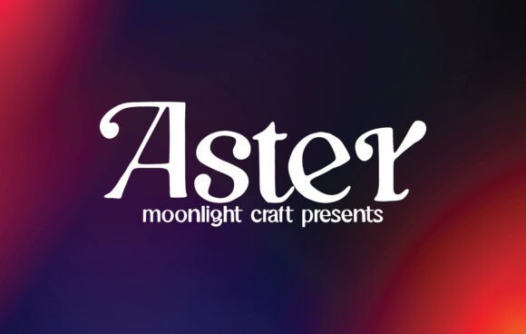 Aster Font: A Handwritten Typeface for Makers