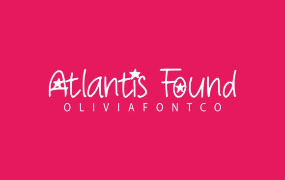 Atlantis Found Font: Handwritten Style for Web Design