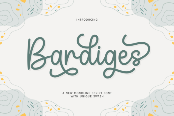 Bardiges Font: A Monoline Script for Makers