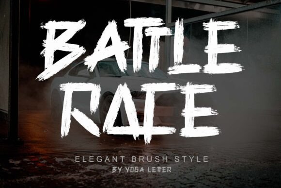 Battle Race Font Review: Modern Brush Script for Branding