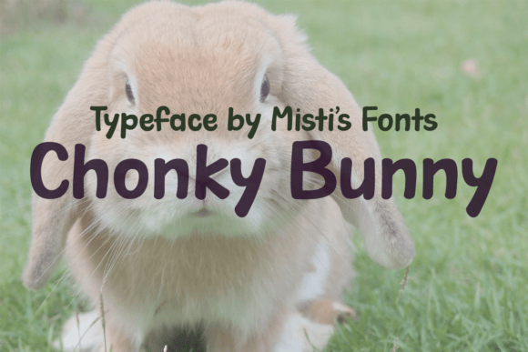 Chonky Bunny Font: A Playful Typeface for Spring Branding