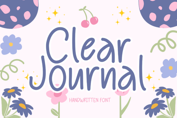 Clear Journal Font: Authentic Handwritten Style for Editorial Design