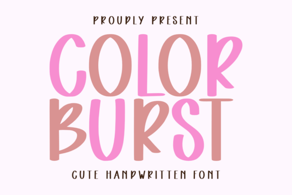 Color Burst Font: Adding Joy to Digital Layouts
