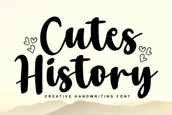 Cutes History Font Review: Bold Script for Brand Identity