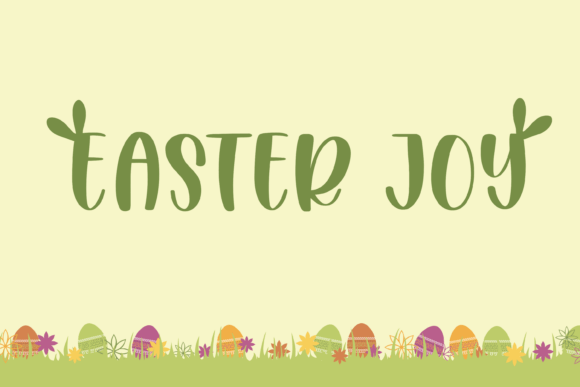 Easter Joy Font: A Web Designer’s Layout Test
