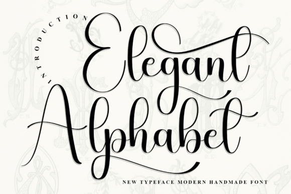 Elegant Alphabet Font: Festive Charm for Makers