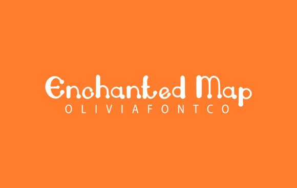 Enchanted Map Font for Editorial Design