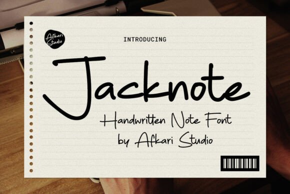 Jacknote: A Designer’s Take on Modern Script