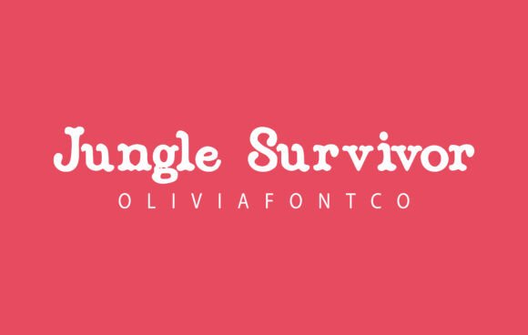 Jungle Survivor Font: Adding Romance to Editorial Design