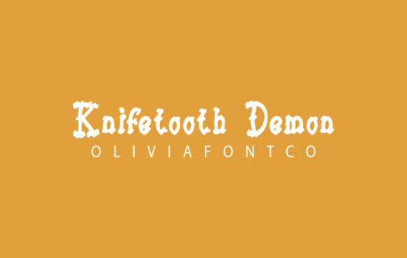 Knifetooth Demon Font: An Editorial Design Review