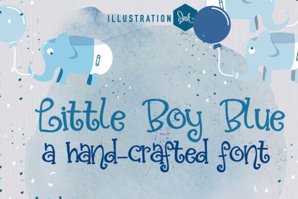 Little Boy Blue Font: A Whimsical Typeface for Branding