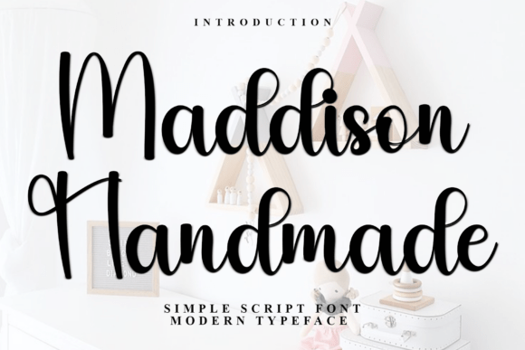 Maddison Handmade: A Festive Font for Web Design