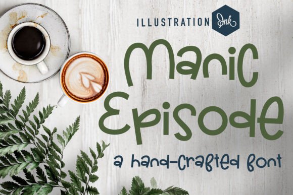 Manic Episode Font: Playful Typography for Handmade Products