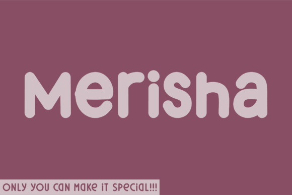 Merisha Font: Natural Handwritten Style for Crafters