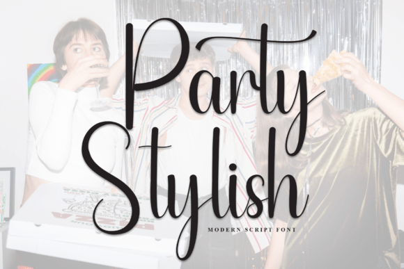 Party Stylish Font for Handmade Products and Labels