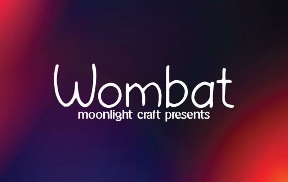 Wombat Font: A Handwritten Typeface for Branding